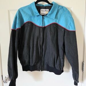 Pioneer Wear Women's Black and Blue Jacket